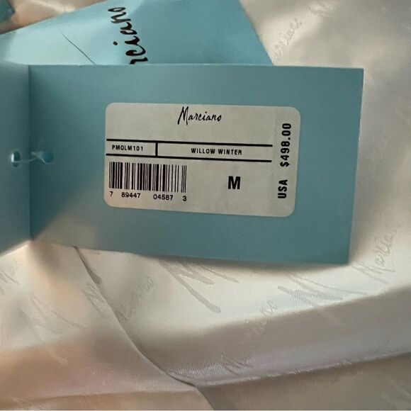 NWT vintage Marciano fur coat sz M in cream/ivory/white real fur - Picture 14 of 16